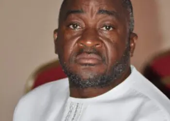 Dee-Maxwell Saah Kemayah, former Foreign Minister and MOVEE political leader, pictured in traditional attire during Liberia's 178th Independence Day celebration