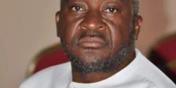 Dee-Maxwell Saah Kemayah, former Foreign Minister and MOVEE political leader, pictured in traditional attire during Liberia's 178th Independence Day celebration