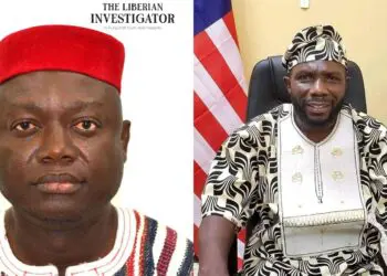 Liberian lawmakers Jacob C. Debee and Dorwoan Gleekia express concern over Burkinabé nationals encroaching on community lands in Grand Gedeh and Nimba
