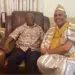 President Joseph Boakai seated with Liberian-born financial strategist Michael G. Müller during a private meeting, highlighting calls for his involvement in Liberia’s economic diplomacy.