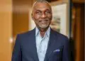 Alexander B. Cummings, political leader of the Alternative National Congress, pays tribute to late Liberian statesman Sylvester M. Grigsby