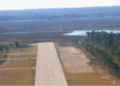 Aerial view of Liberty Airstrip in Kinjor, Grand Cape Mount County, linked to Bea Mountain Mining Company but not found to airlift gold secretly.