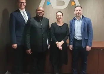 LNBA President Cllr. Bornor Varmah meets with officials of the American Bar Association in Washington, D.C. to discuss a forthcoming legal partnership.