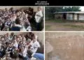 Students at Sally B. Toogbabu Elementary in Grand Kru County sit on tarpaulin sheets on the floor as they study in overcrowded, crumbling classrooms.