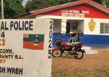 Liberia National Police Depot #4 in Wennah Town, Margibi County