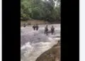 Screenshot of viral video falsely claiming Guinean soldiers crossed into Liberia.