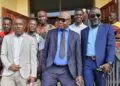 Samuel Tweah during court proceedings in economic sabotage trial