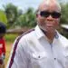 Movement for Progressive Change Political Leader Simeon Freeman speaks to reporters during the Congress for Democratic Change's 22nd anniversary celebration in Zwedru, Grand Gedeh County.