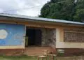 The deteriorating building now housing the Liberia National Fire Service detachment in Bong County.