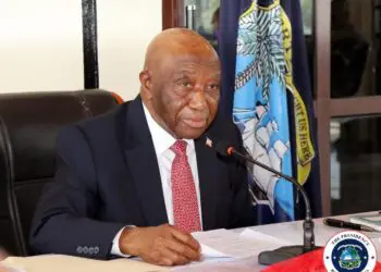 Liberian President Joseph Nyuma Boakai.