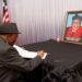 President Boakai signing marks the official opening of the book of condolence for the fallen Associate Justice by the Judiciary