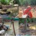 Swah Creek, where Clutz has been dredging in Togar Town. Picture credit: An anonymous villager