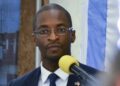 Dr. Clarence K. Moniba calls for higher salaries for Liberian civil servants during remarks on public sector reform.