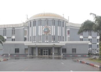 The Capitol Building on Capitol Hill in Monrovia. The DayLight/Harry Browne