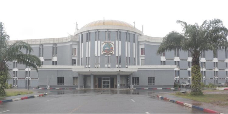 The Capitol Building on Capitol Hill in Monrovia. The DayLight/Harry Browne