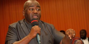 Representative Musa Hassan Bility speaking on Liberia’s response to rising tensions along the Liberia–Guinea border.