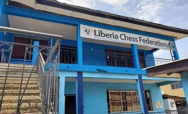 Liberia Chess Federation headquarters in Monrovia