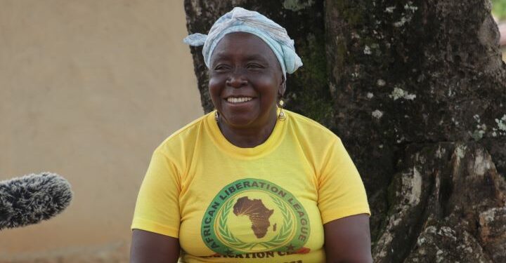 Eva Kpandah, the chairperson of Palama Clan’s community land and development committee. The DayLight/Harry Browne