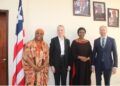iberia’s Minister of Foreign Affairs, H.E. Madam Sara Beysolow Nyanti along with The Chair of the Liberia Configuration of the Peacebuilding Commission (PBC) and Permanent Representative of Sweden to the United Nations, Ms. Nicola Clase