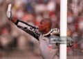Football, 2002 World Cup Qualifier, African Second Round, Group B, Accra, 28th January 2001, Ghana 1 v Liberia 3, Liberia goalkeeper Louis Crayton  (Photo by Popperfoto via Getty Images/Getty Images)