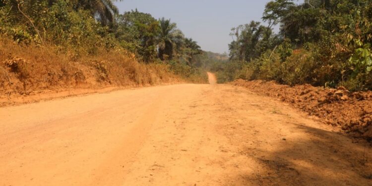 unpaved road