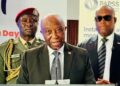 Liberian President Joseph N. Boakai addressing the nation