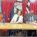 EU executive Erica Gerretsen and Liberia’s  Finance Minister sign the new financing agreement, photo credit: Evelyn Kpadeh Seagbeh