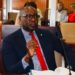 Bomi County Senator Amara M. Konneh addresses plenary at the Liberian Senate, calling for justice and fire authorities to release the long-delayed Capitol Building fire report.