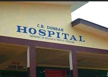 C. B. Dunbar Hospital in Gbarnga, Bong County