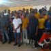 Group photo of CEMESP, AREPT officials and residents of Gbarnga, Bong County