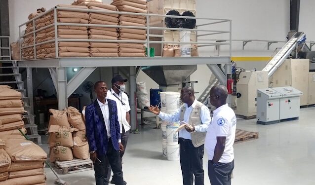 Inspector General D. Dorr Cooper leads Commerce Ministry inspection at industrial facility along Somalia Drive, Monrovia