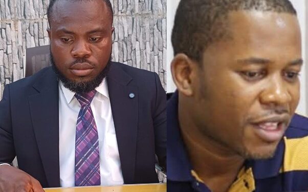 William T. Thompson (left) and Thomas Karyah (right) at the center of Liberia Chess Federation accountability dispute