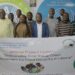 FAO Officer-in-Charge Ibrahim Ahmed and Agriculture Ministry officials pose with participants during the launch of the Sustainable Rice Value Chain Enhancement Project in Liberia.