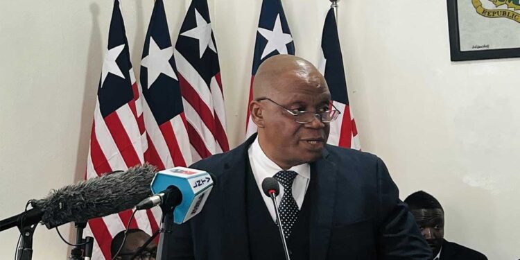 Cllr. Edwin Kla Martin, chairperson of the Assets Recovery and Property Retrieval Task Force