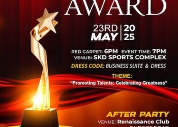 Official SWAL 2024 Sports Awards Gala flyer announcing the event honoring Liberian athletes, journalists, and sports institutions