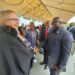 Liberian Maritime Commissioner Cllr. Neto Zarzar Lighe Sr. greets a delegate during the official launch of Liberia’s IMO Category A re-election campaign aboard the Silver Barracuda in London, May 26, 2025.