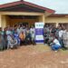 Group photo of Liberian corrections officers, trainers, and civil society representatives during the Ministry of Justice’s middle-level management training workshop at the Gbarnga Regional Hub, May 26, 2025.