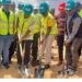 Liberian government and UNDP officials participate in a groundbreaking ceremony for the Coastal Defense Project in Greenville, Sinoe County, Liberia
