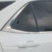 Bullet hole in car window allegedly caused by police gunfire during a disputed land eviction in Mount Barclay, Liberia, June 10, 2025.