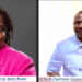 Side-by-side portraits of ATAF’s new Executive Secretary Mary Baine in a pink blazer, and ATMeN Chairman Danicius Kaihenneh Sengbeh speaking at a podium during a media engagement