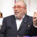 Avi Zaidenberg of LISCR speaks during LFA ceremony honoring contributions to Liberian football