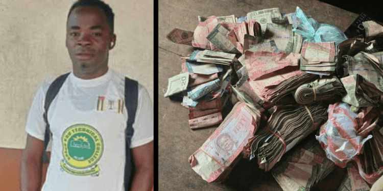 Abraham David and the money he found