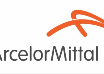 ArcelorMittal Liberia company logo displayed as lawmakers question control of Liberia’s only railway.