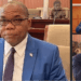 Liberian Senators Albert Chie, Edwin Snowe, and Amara Konneh speak during a heated plenary debate on local work ethic and foreign labor permits at the Capitol.