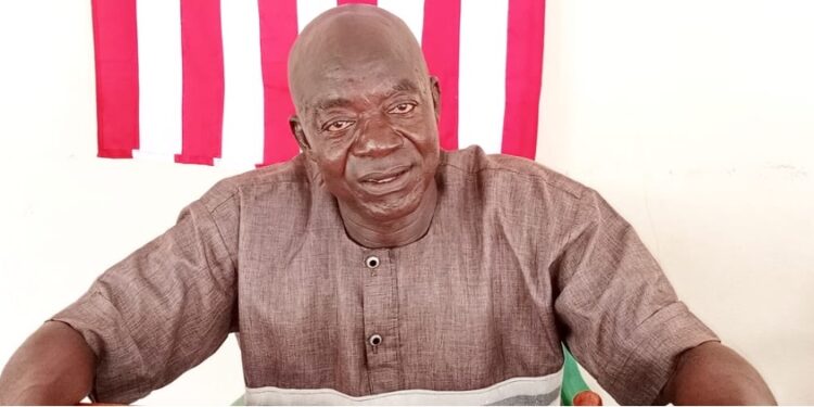 Nimba District Commissioner Ernest W. Doitoe Sr. addresses the disappearance of Deputy Commissioner Alexson Bullay during an emergency briefing.