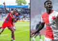 Liberian footballers Oscar Dorley and Sampson Dweh celebrate standout performances amid transfer interest from top European clubs