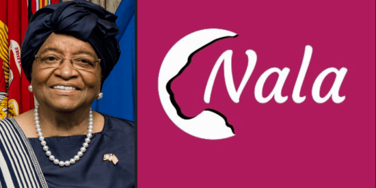 Former President Ellen Johnson Sirleaf and Nalafem logo ahead of 2025 feminist leadership summit in Freetown