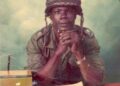 Col. Moses M.D. Flanzamaton in military uniform before his execution under the Samuel K. Doe regime in Liberia