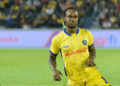 Veteran Liberian striker Francis Doe in action during his time at Pahang FA, now eyed by FC Fassell for CAF Champions League preparations.