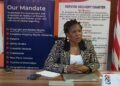 LIPO Director General Garmai Koboi addressing transparency reforms for Liberia’s trademark registry